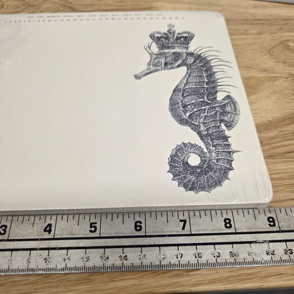 Alexa Pulitzer Royal Seahorse Mouse pad Notepad 9x7.25in 50 Sheets - Picture 6 of 8